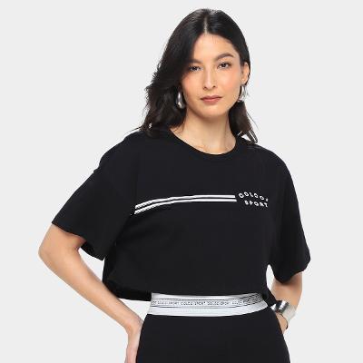 Camiseta Colcci Sport Cropped Feminina