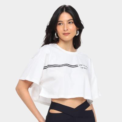 Camiseta Colcci Sport Cropped Feminina