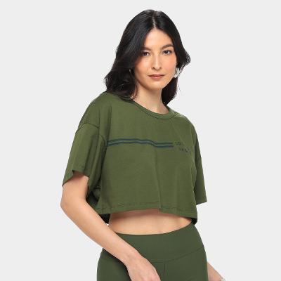 Camiseta Colcci Sport Cropped Feminina