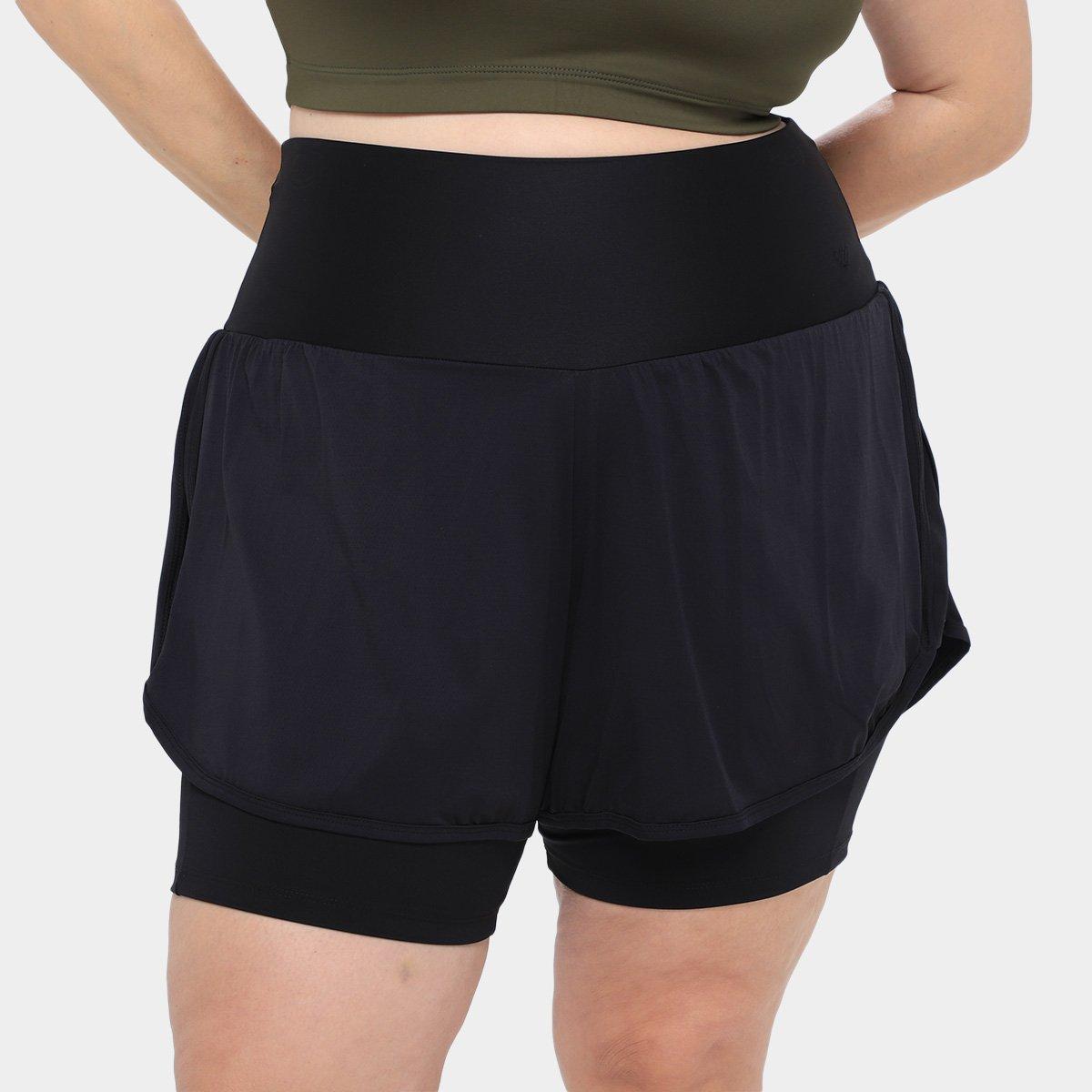 Shorts WonderSize PlusSize Bruna Feminino - 1