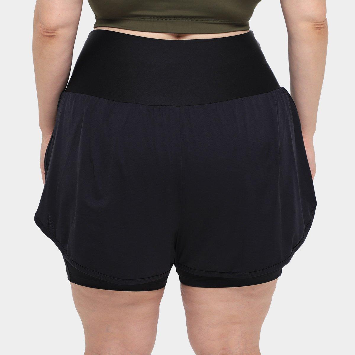 Shorts WonderSize PlusSize Bruna Feminino - 2