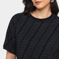 Camiseta Colcci Sport Cropped Monograma Feminina - 3