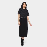 Camiseta Colcci Sport Cropped Monograma Feminina - 4