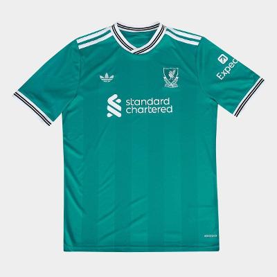 Camisa Infantil Third Liverpool 25/26 s/n Torcedor Adidas