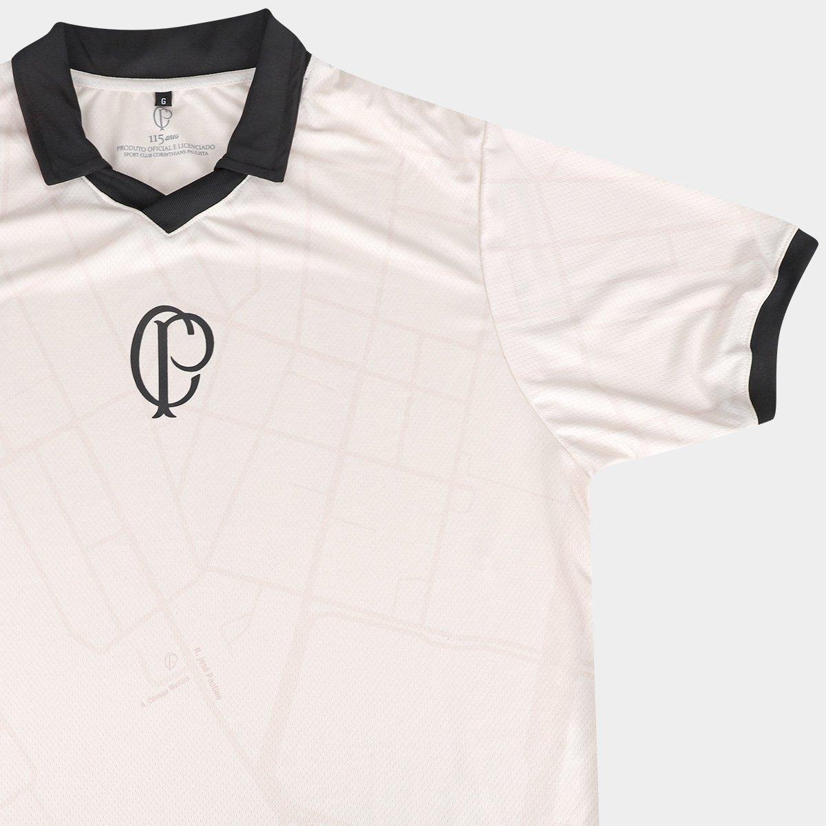 Camisa Polo Corinthians Surf Center 115 Anos Masculina - 6