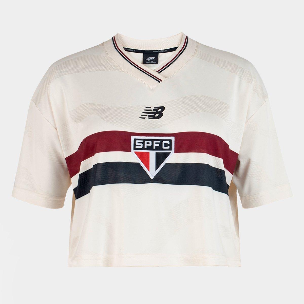 Camisa Cropped São Paulo 25/26 New Balance Feminina - 1