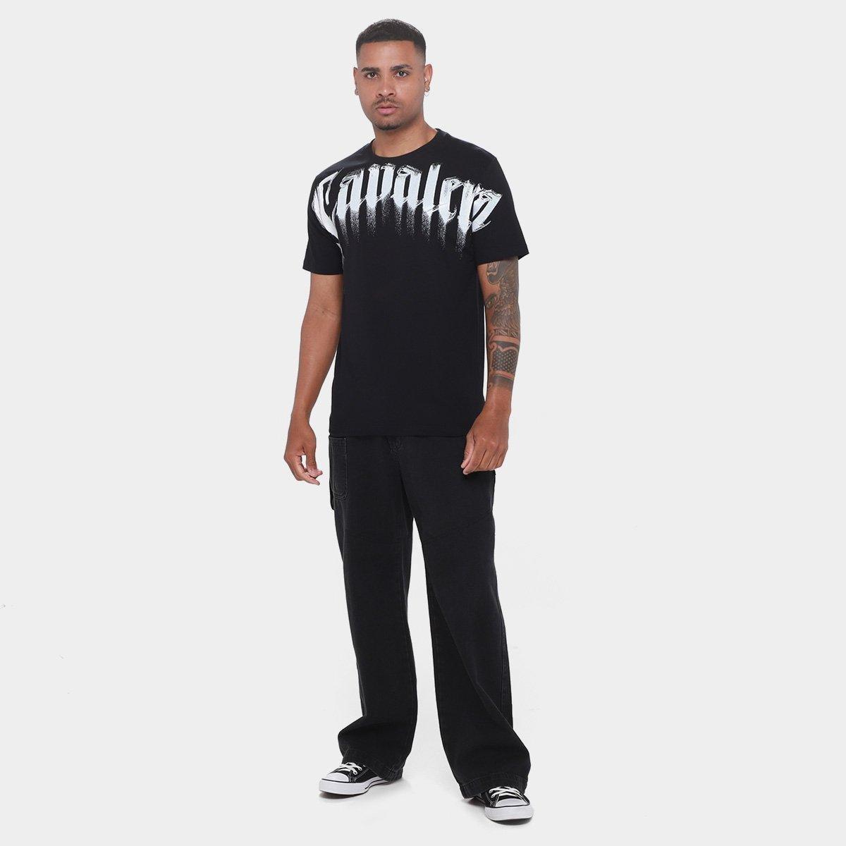 Camiseta Cavalera Comfort Runny Paint Masculina - 4