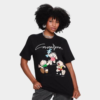 Camiseta Cavalera Comfort Assinatura Trio Feminina