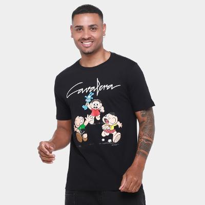 Camiseta Cavalera Comfort Assinatura Trio Feminina