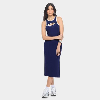 Vestido Colcci Sports Midi Canelado