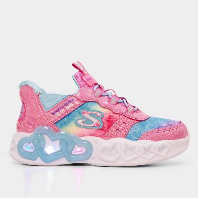 Tênis Infantil Skechers Heart Ligths Menina