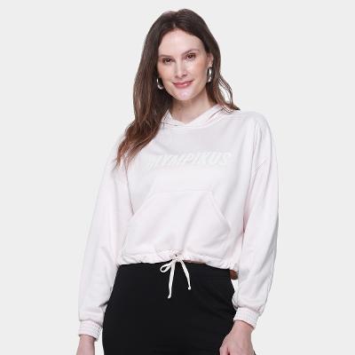 Moletom Olympikus  Cropped Capuz Feminino