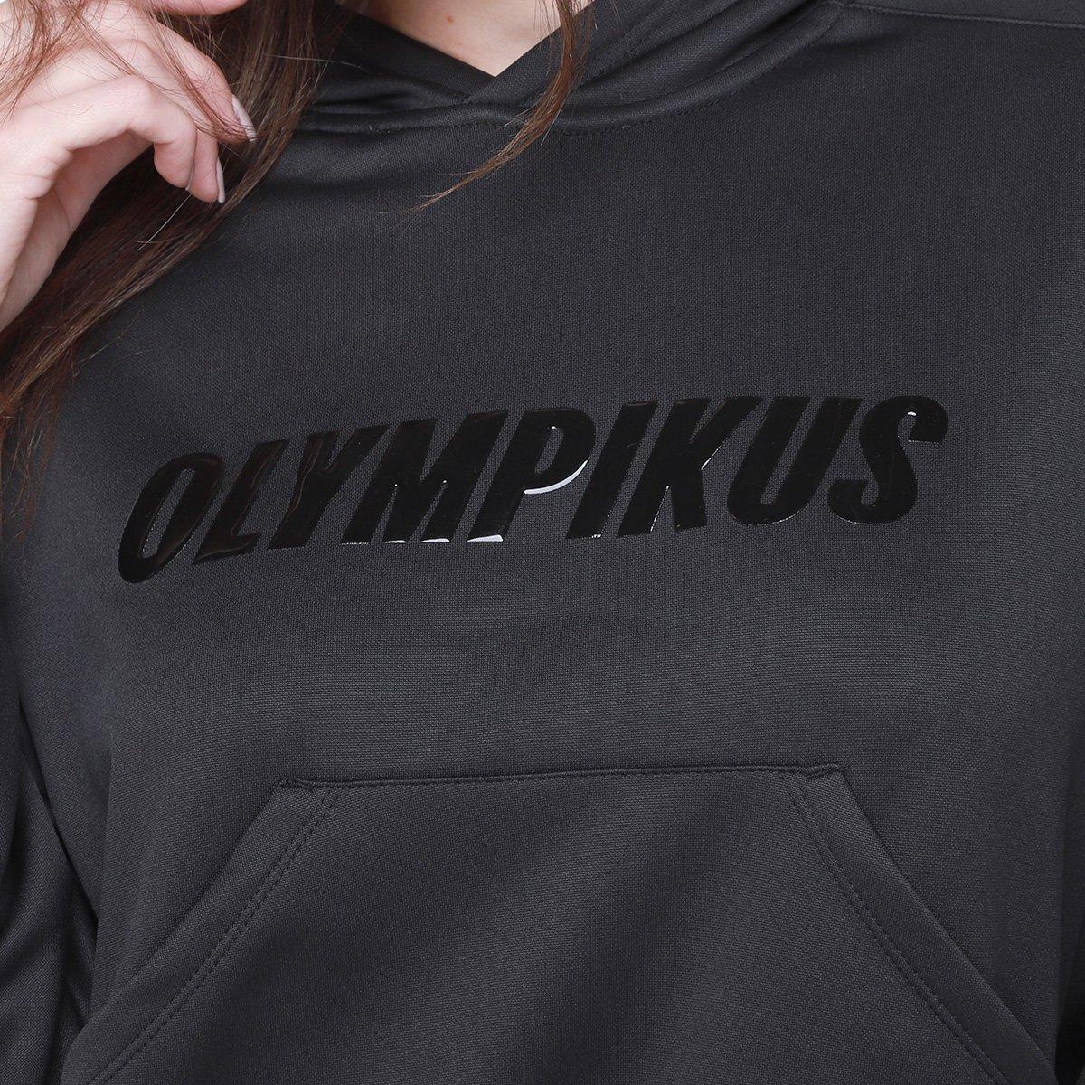 Moletom Olympikus  Cropped Capuz Feminino - 3