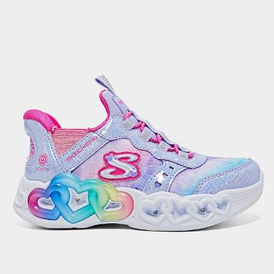 Tênis Infantil Skechers Heart Ligths Menina