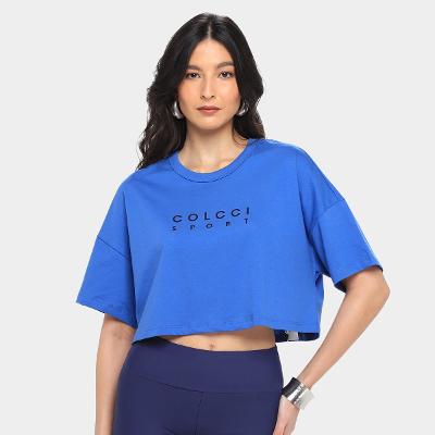 Camiseta Colcci Cropped Feminina