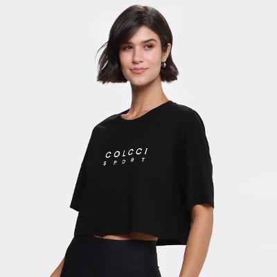 Camiseta Colcci Cropped Feminina