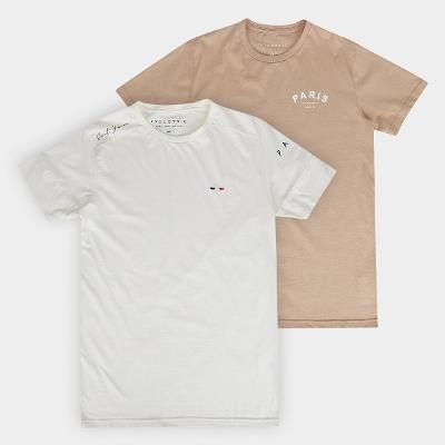 Kit Camiseta Industrie 2 Peças Masculina