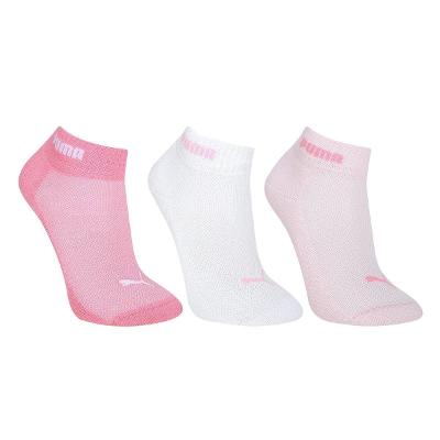 Kit Meia Puma Cano Baixo Esportiva 3 Pares Feminina