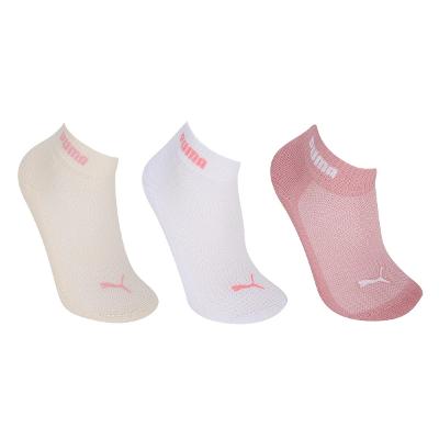 Kit Meia Puma Cano Baixo Esportiva 3 Pares Feminina