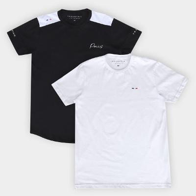 Kit Camiseta Industrie Casual Masculina - 2 peças