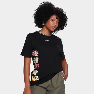 Camiseta Cavalera Indie Turma Da Mônica Feminina