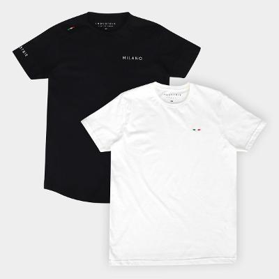 Kit Camiseta Industrie Casual Masculina - 2 peças