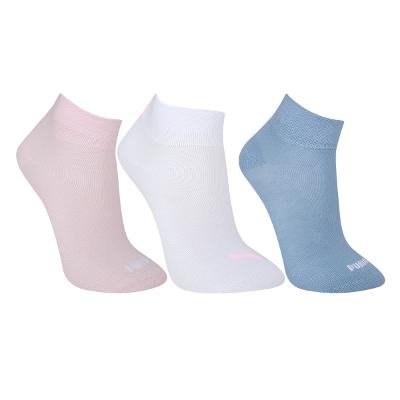 Kit Meia Puma Cano Médio Esportiva C/ 3 Pares Feminina