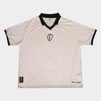 Camisa Polo Corinthians Plus Size 115 Anos Masculina