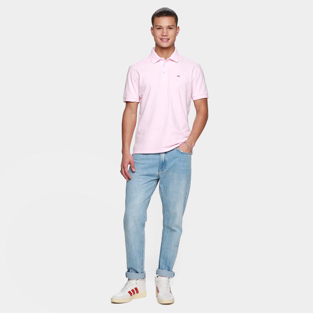 Camisa Polo Tommy Jeans Casual Masculina - 4