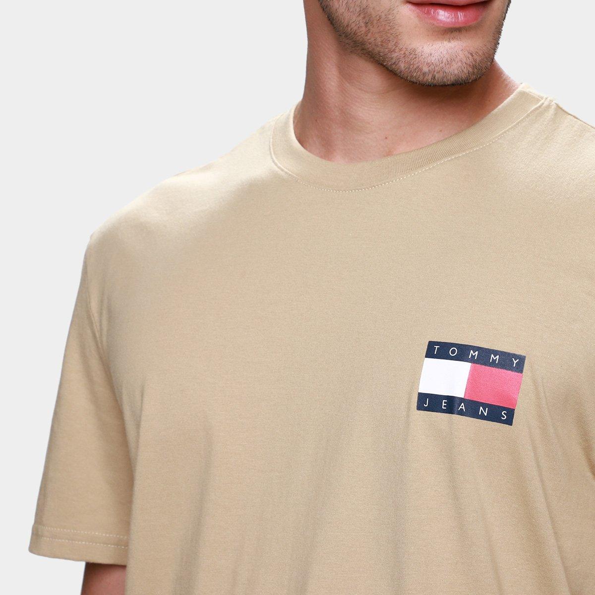 Camiseta Tommy Jeans Essential Flag Masculina - 3