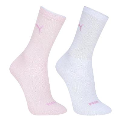 Kit Meia Puma Cano Longo Esportiva 2 Pares Feminino