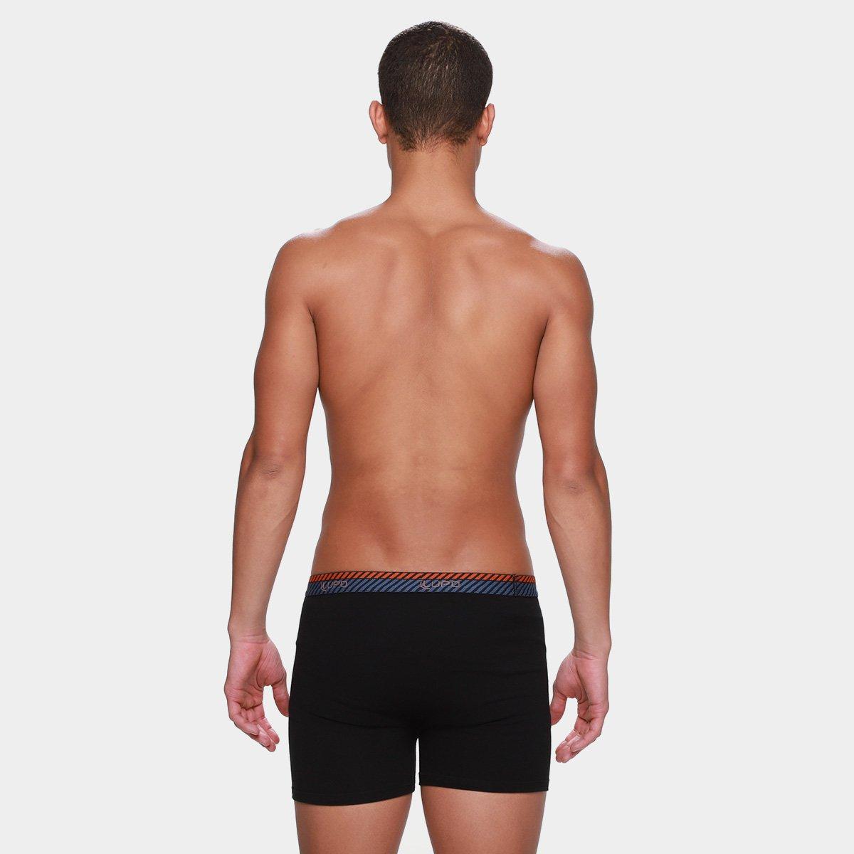 Kit Cueca Boxer Lupo Masculina - 10 Peças - 3