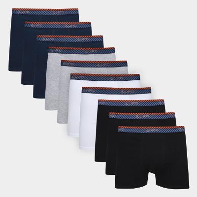 Kit Cueca Boxer Lupo Masculina - 10 Peças