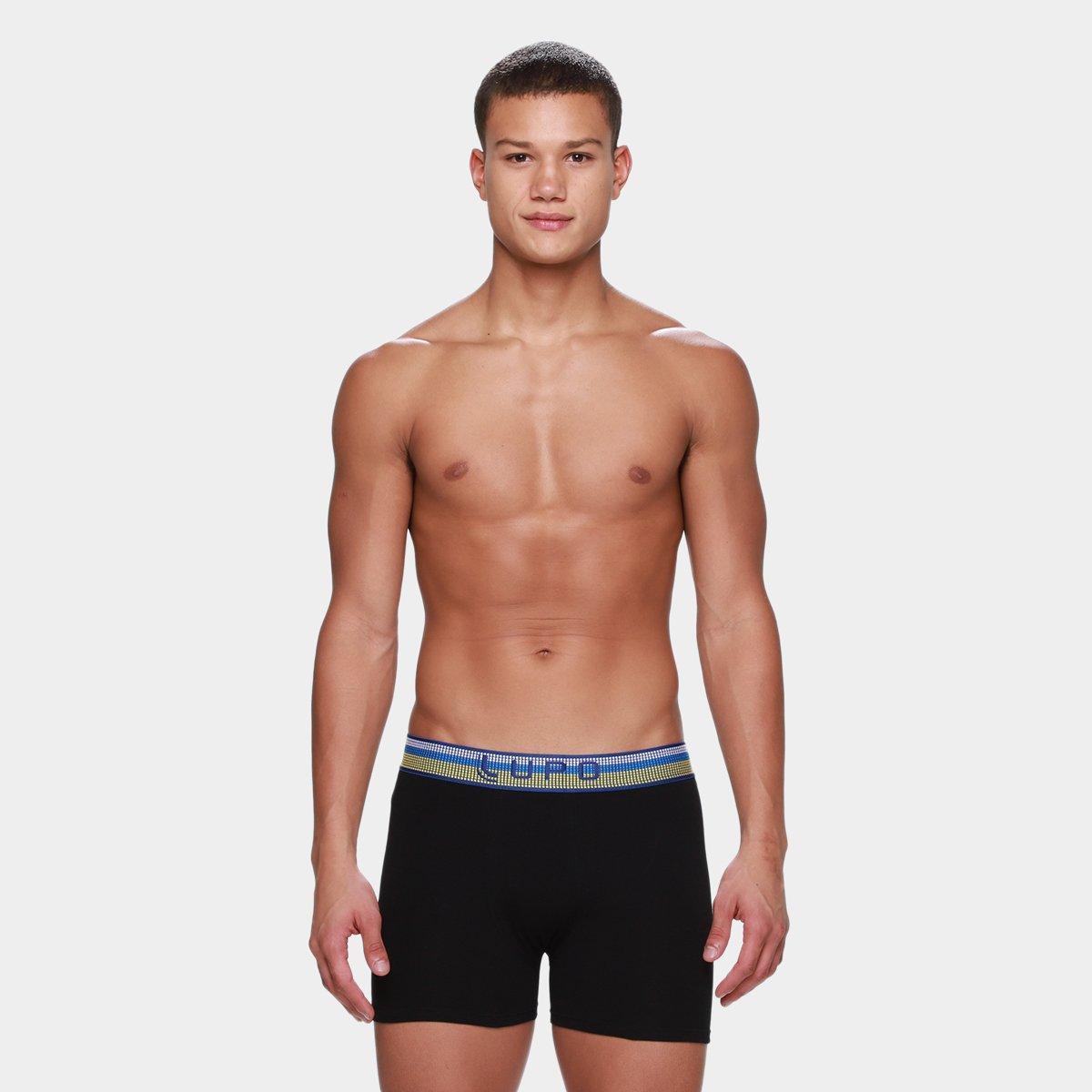Kit Cueca Boxer Lupo Masculina - 10 Peças - 5