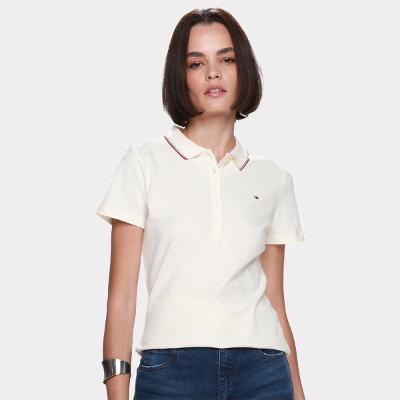 Camisa Polo Slim Herigate Pique Feminina