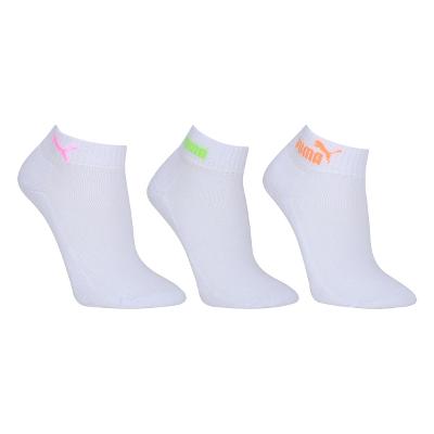 Kit Meia Puma Cano Baixo Esportiva 3 Pares Feminino