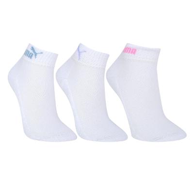 Kit Meia Puma Cano Baixo Esportiva 3 Pares Feminino