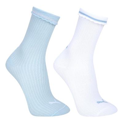 Kit Meia Puma Cano Médio 2 Pares Feminino