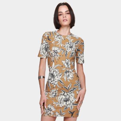 Vestido Curto Colcci Folhagens Feminino