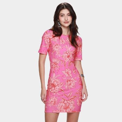 Vestido Curto Colcci Folhagens Feminino