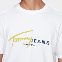 Camiseta Tommy Jeans Singtr Dna Masculina - 3