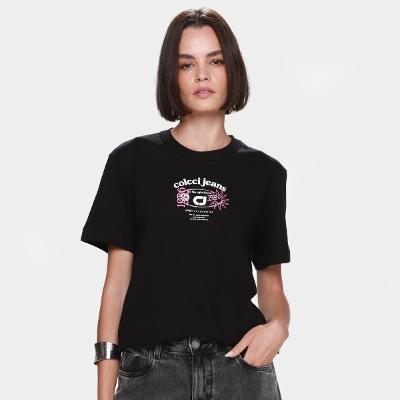 Camiseta Colcci Jeans 1986 Feminina