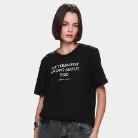 Camiseta Colcci Jeans Casual Feminina - 1