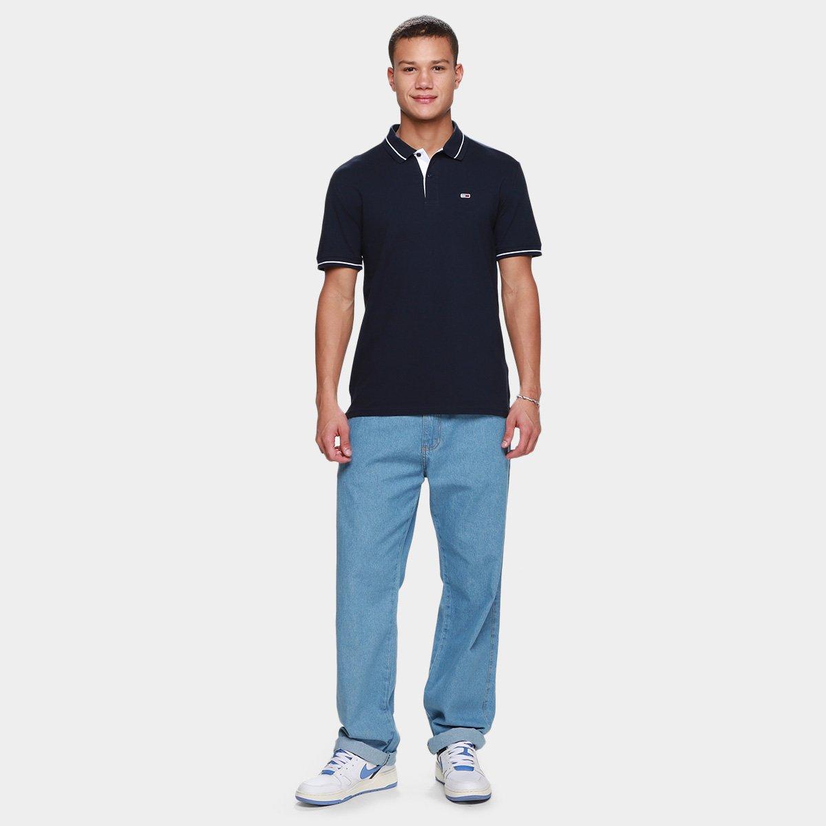 Camisa Polo Tommy Jeans Tipped Masculina - 4