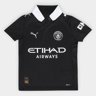 Camisa Manchester City Infantil Away 25/26 s/n Torcedor Puma