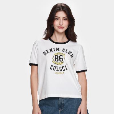 Camiseta Colcci Jeans Casual Feminina
