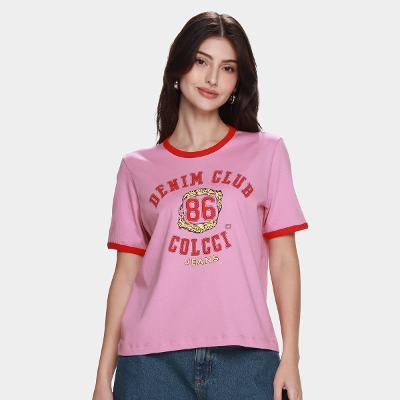 Camiseta Colcci Jeans Casual Feminina