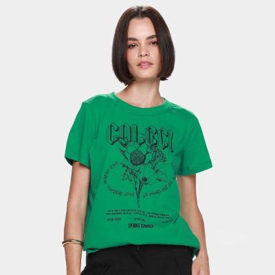 Camiseta Colcci Floral Feminina