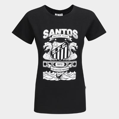 Camiseta Santos Feminina