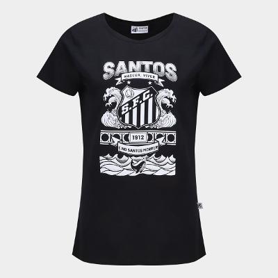 Camiseta Santos Feminina
